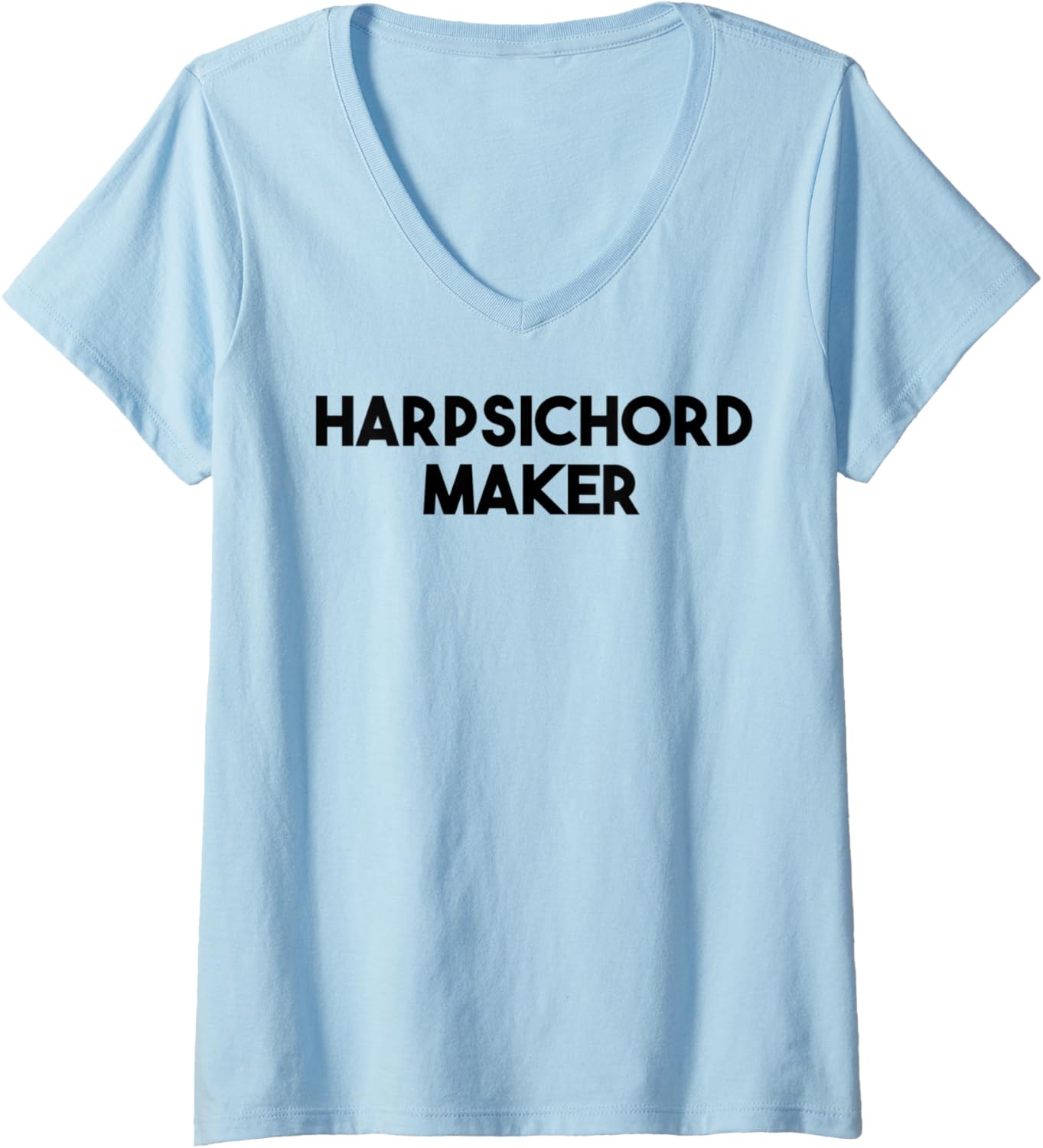 Womens Harpsichord Maker V-Neck
