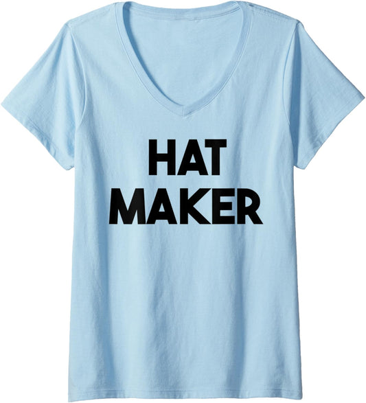 Womens Hat Maker V-Neck
