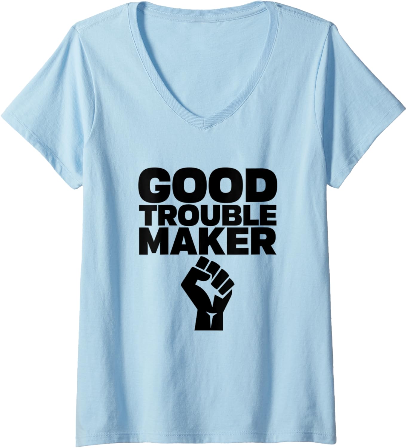 Womens Good Troublemaker V-Neck