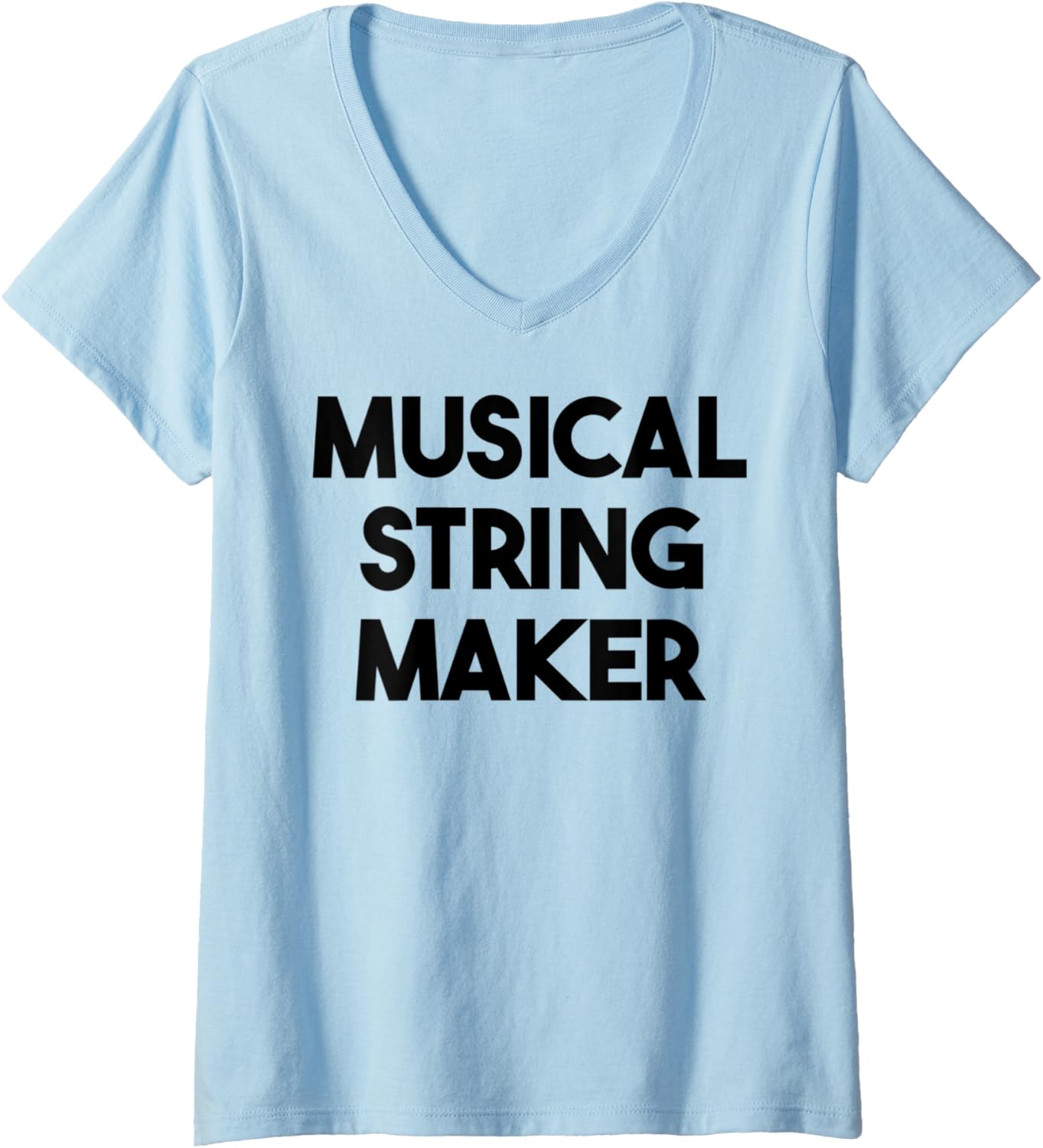 Womens Musical String Maker V-Neck