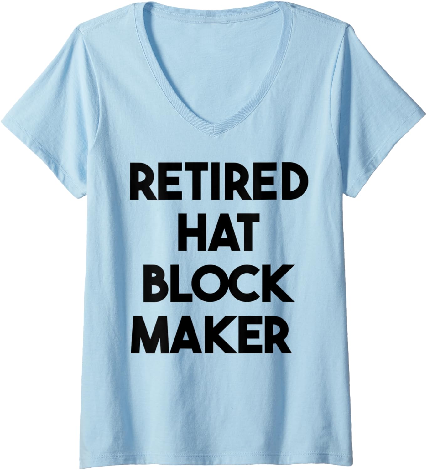 Womens Retired Hat Block Maker V-Neck