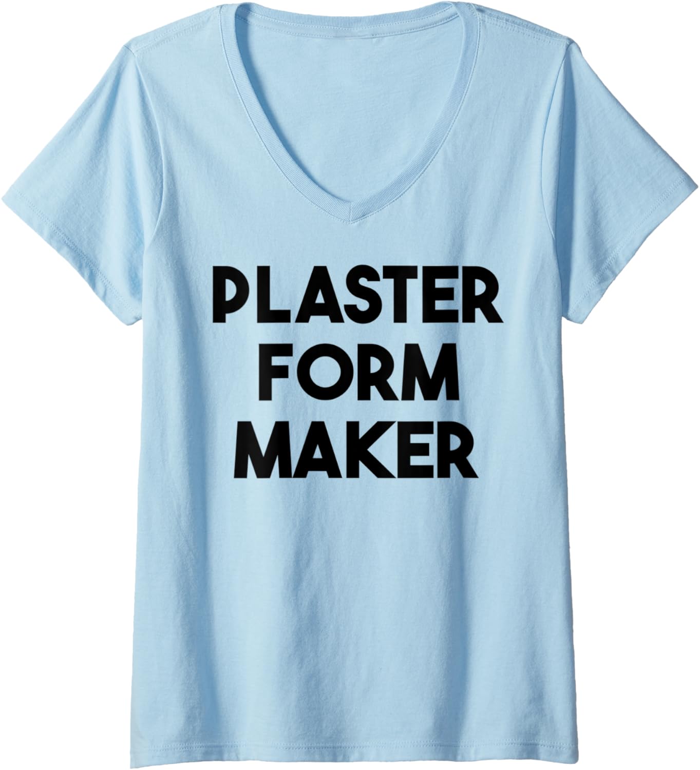 Womens Plaster Form Maker V-Neck
