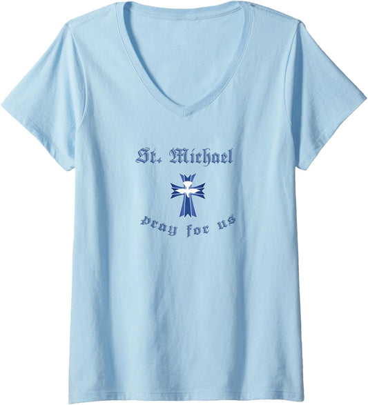 St Michael V-Neck