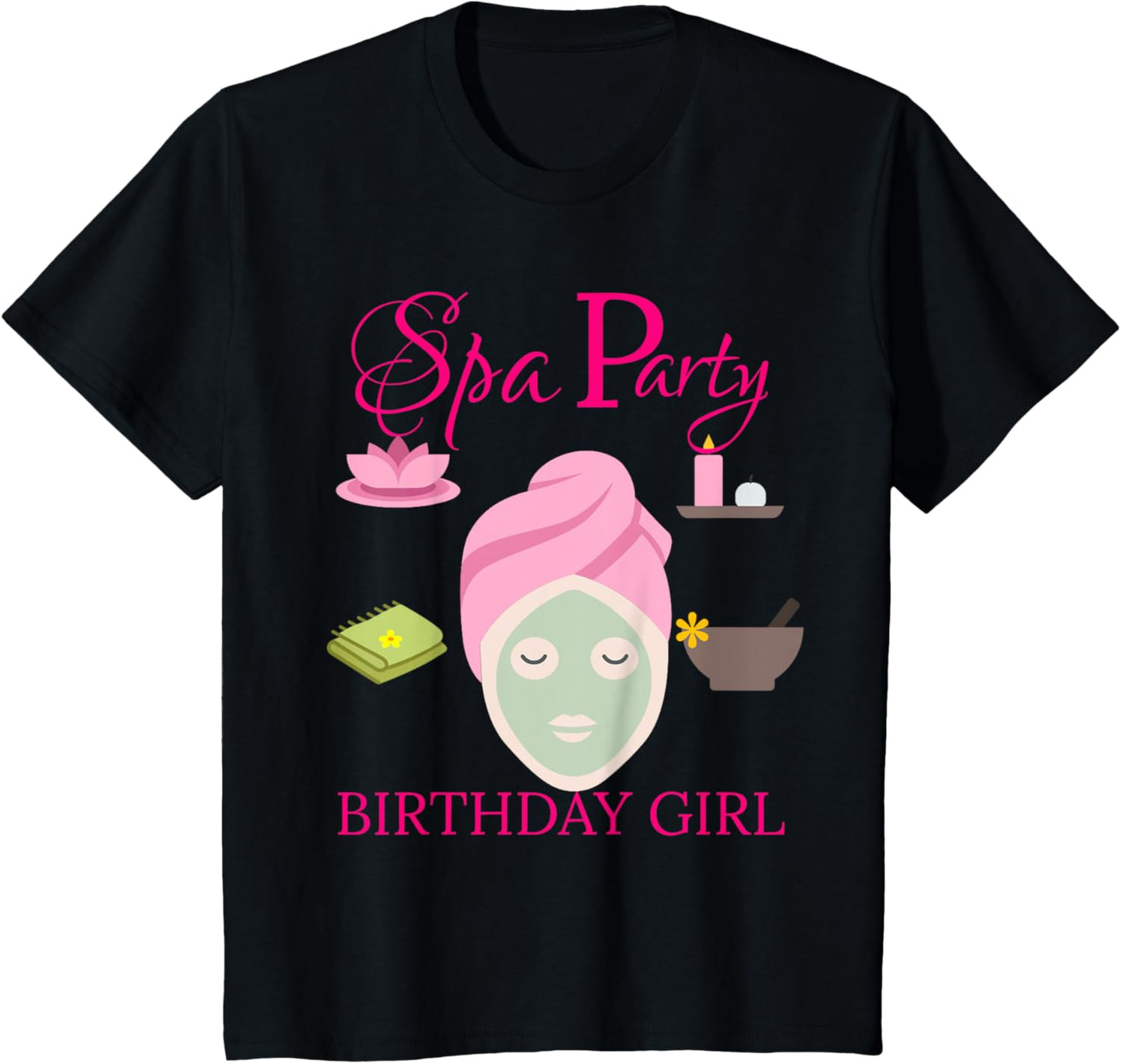 CUTE: Spa Party Birthday Girl Theme Shirt Outfit Idea
