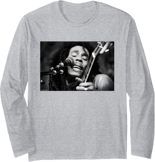 Bob Marley at Berkshire Music Glen by Michael Grecco Long Sleeve