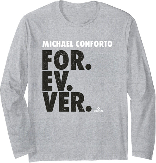 Forever Baseball Michael Conforto San Francisco Baseball Long Sleeve