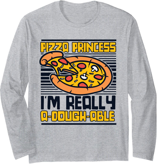 Pizza Princess Pizzeria Chef Baker Pizzaiolo Pizza Maker Long Sleeve