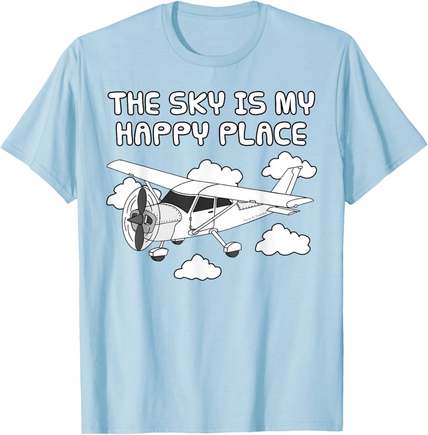 The Sky Is My Happy Place, Plane Pilot Aviation Funny