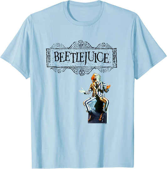 Beetlejuice Iconic Classic Vintage Big Chest Portrait