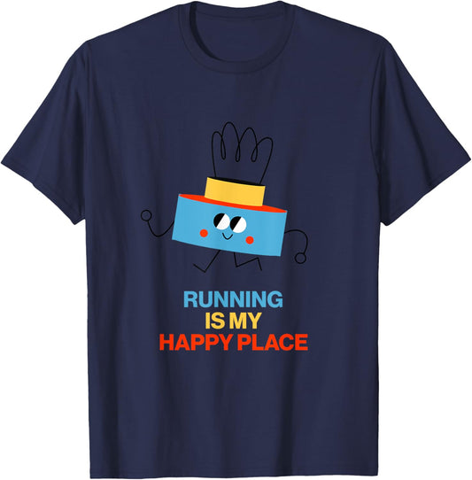 Running is My Happy Place - Childrens Sports Funny Running