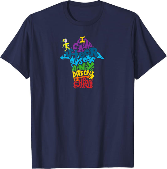 Dr. Seuss Oh The Places You'll Go - Any Direction T-shirt