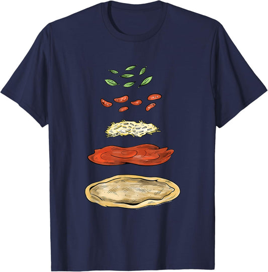 Retro Italian Food Pizza Ingredients Pizza Maker Pizza Baker