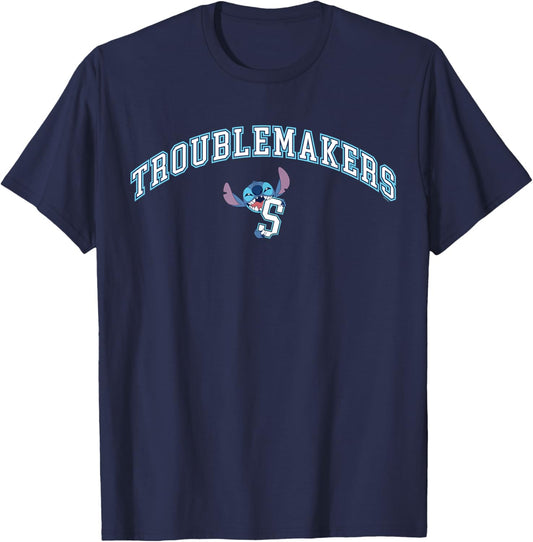 Disney Lilo & Stitch Troublemakers \u201CS\u201D Collegiate Team Sport