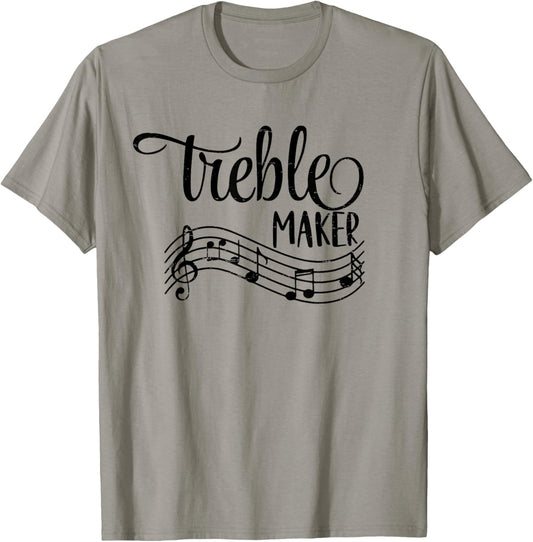 Retro Treble Maker Music Lover Funny Saying