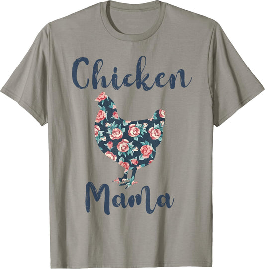 Chicken Mama Shirt Women Chicken Mom Funny Mother Day Gift