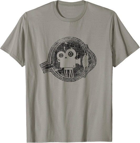 Retro Eye Camera Lens Cameraman Filmmaker Director T Shirt