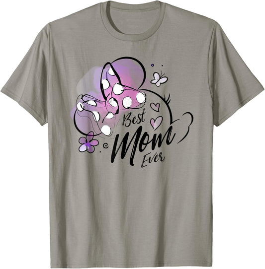 Disney Best Mom Ever Minnie Mouse Outline Mother\u2019s Day Gift
