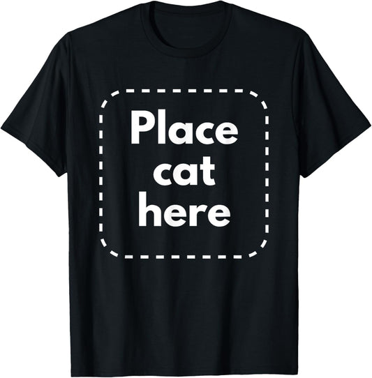 Custom Your Design Cat Lover Place Cat Here Men Women Kids