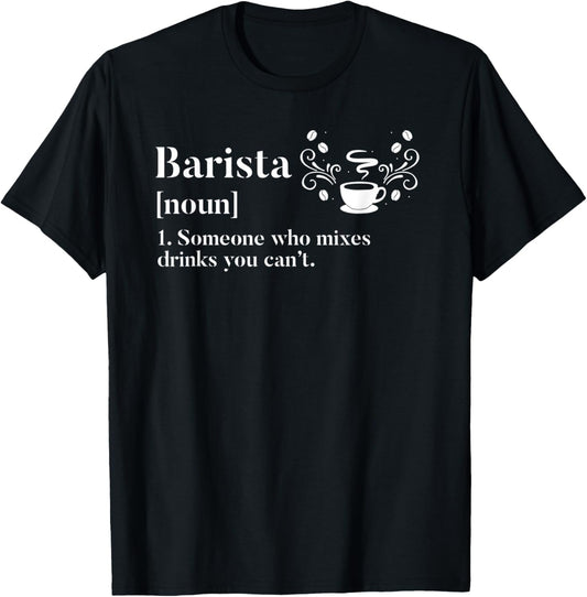 Funny Barista Definition Coffee Lover Coffeemaker Gift