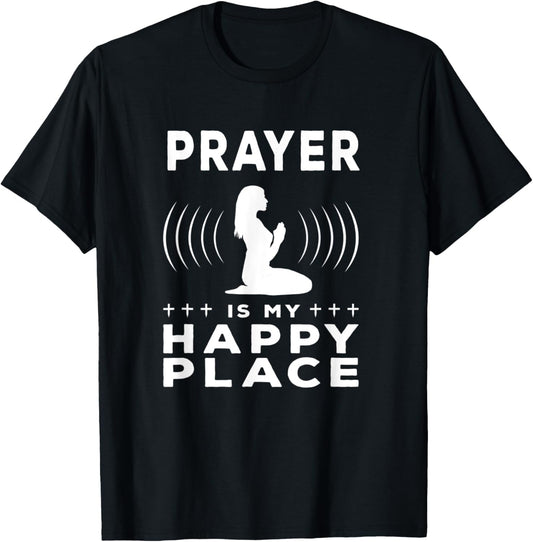 Prayer Is My Happy Place Faith Based Quote Christian