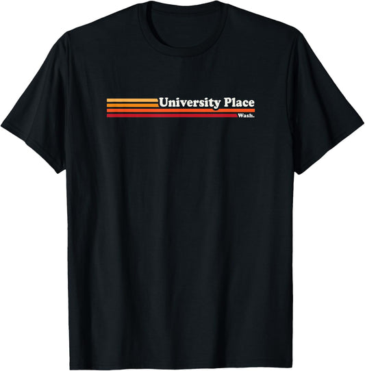Vintage 1980s Graphic Style University Place Washington