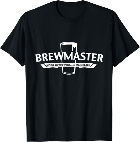 Brewmaster - Craft Beer Home Brewing Brewer Gift T-Shirt