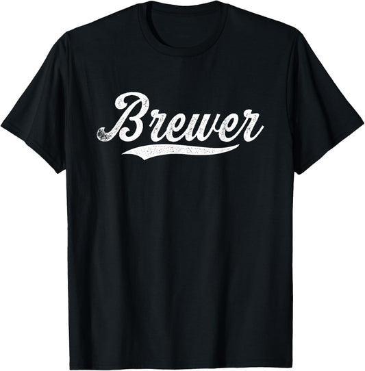 Distressed Script Michael Brewer Prospect Baseball Fan Gear
