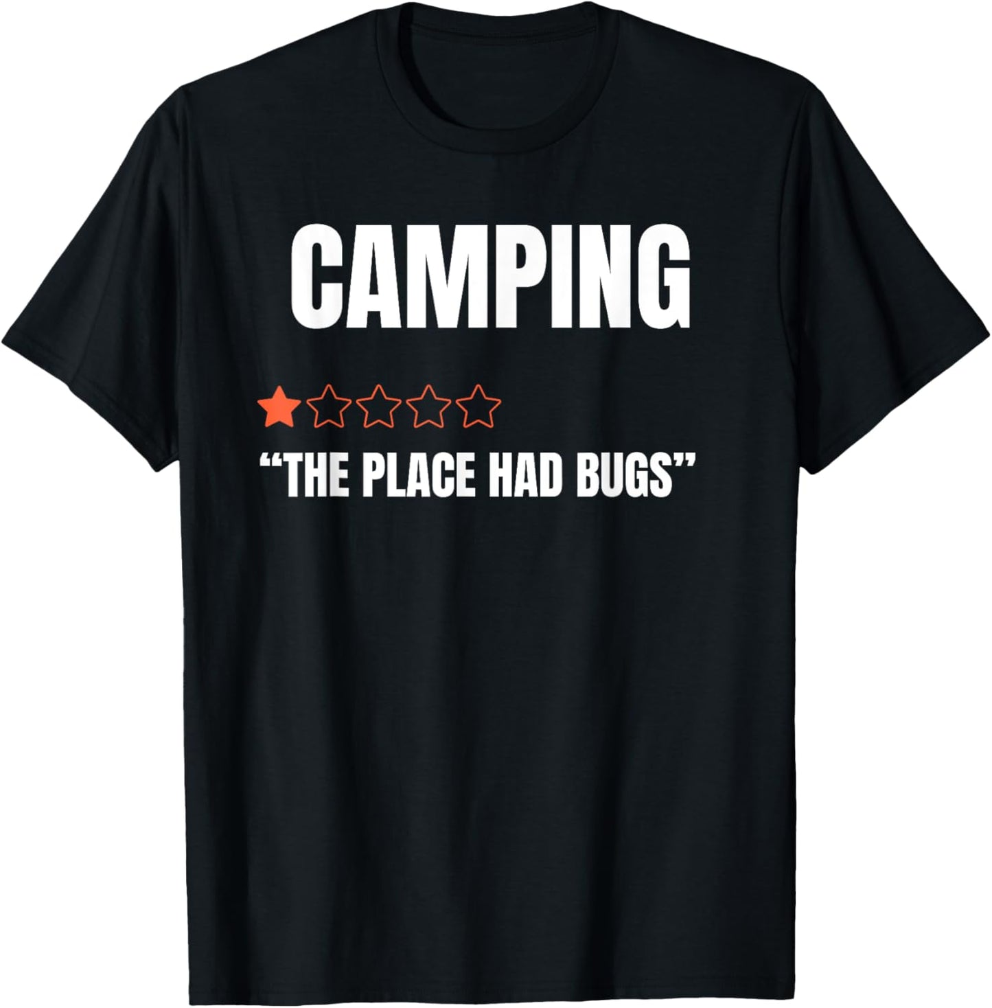 CAMPING - One Star Rating - The Place Had Bugs Funny Outdoor