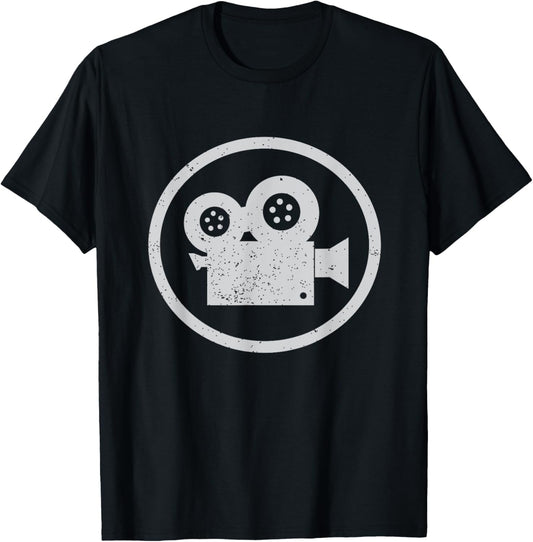 Filmmaker T Shirt Gift for Cameraman or Movie Buff Geek