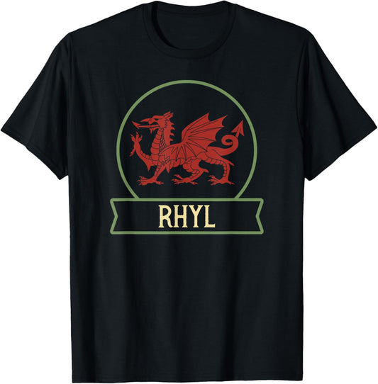 Rhyl - Welsh places - Wales - Cymru - Welsh dragon