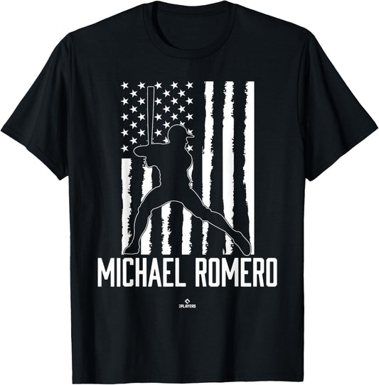 Distressed Flag Swing Michael Romero Prospect Baseball Fan