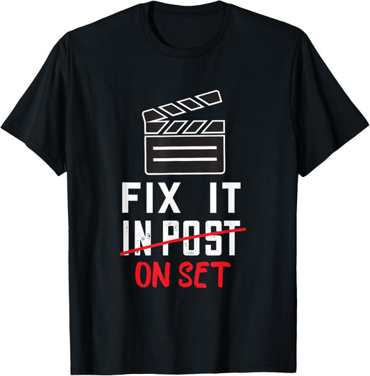 Filmmaker Post Fix It On Set Film Producer Filmmaking