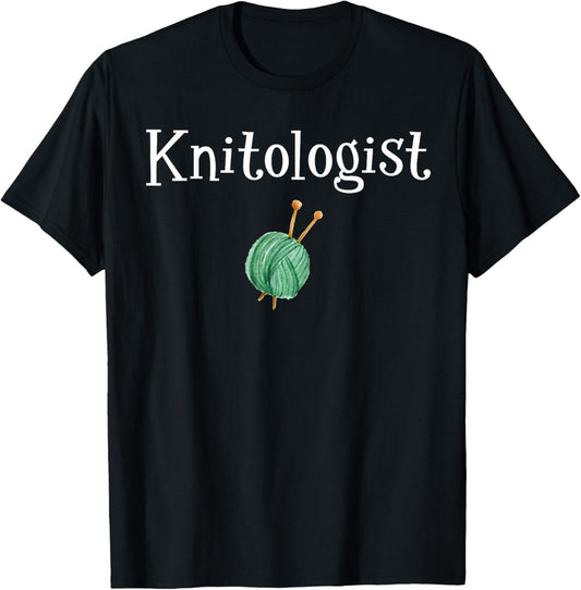 Funny Knitting TShirt Knitologist Yarn Needles Knitter Gift
