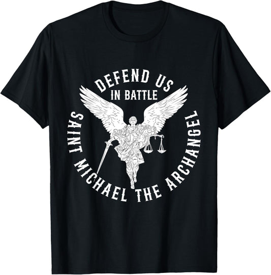 Defend us in battle Saint Michael the archangel