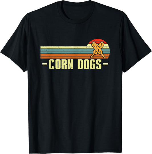 Retro Corn Dogs On A Stick Lover Vintage