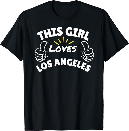 Fun Graphic-This Girl Loves Los Angelas