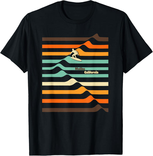Best Places to Surf T-Shirt Malibu California