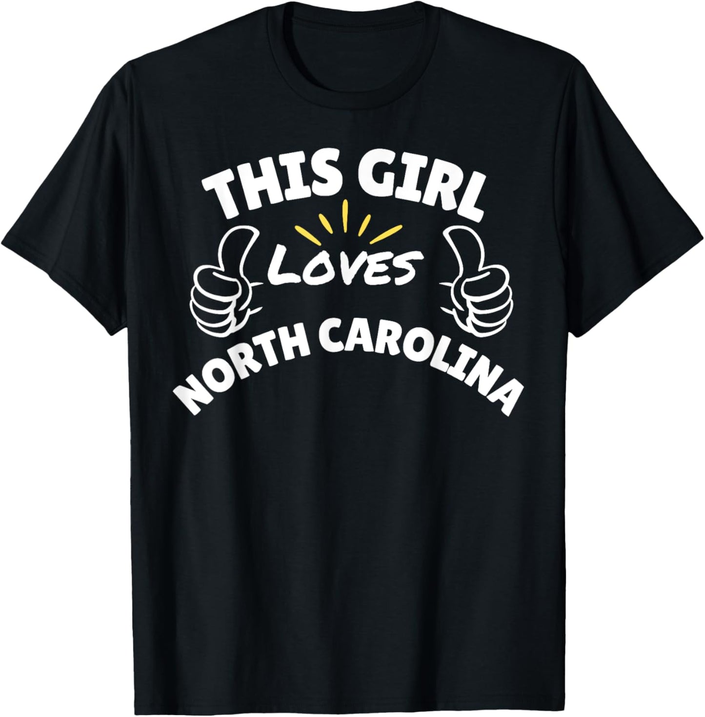 Fun Graphic-This Girl Loves North Carolina