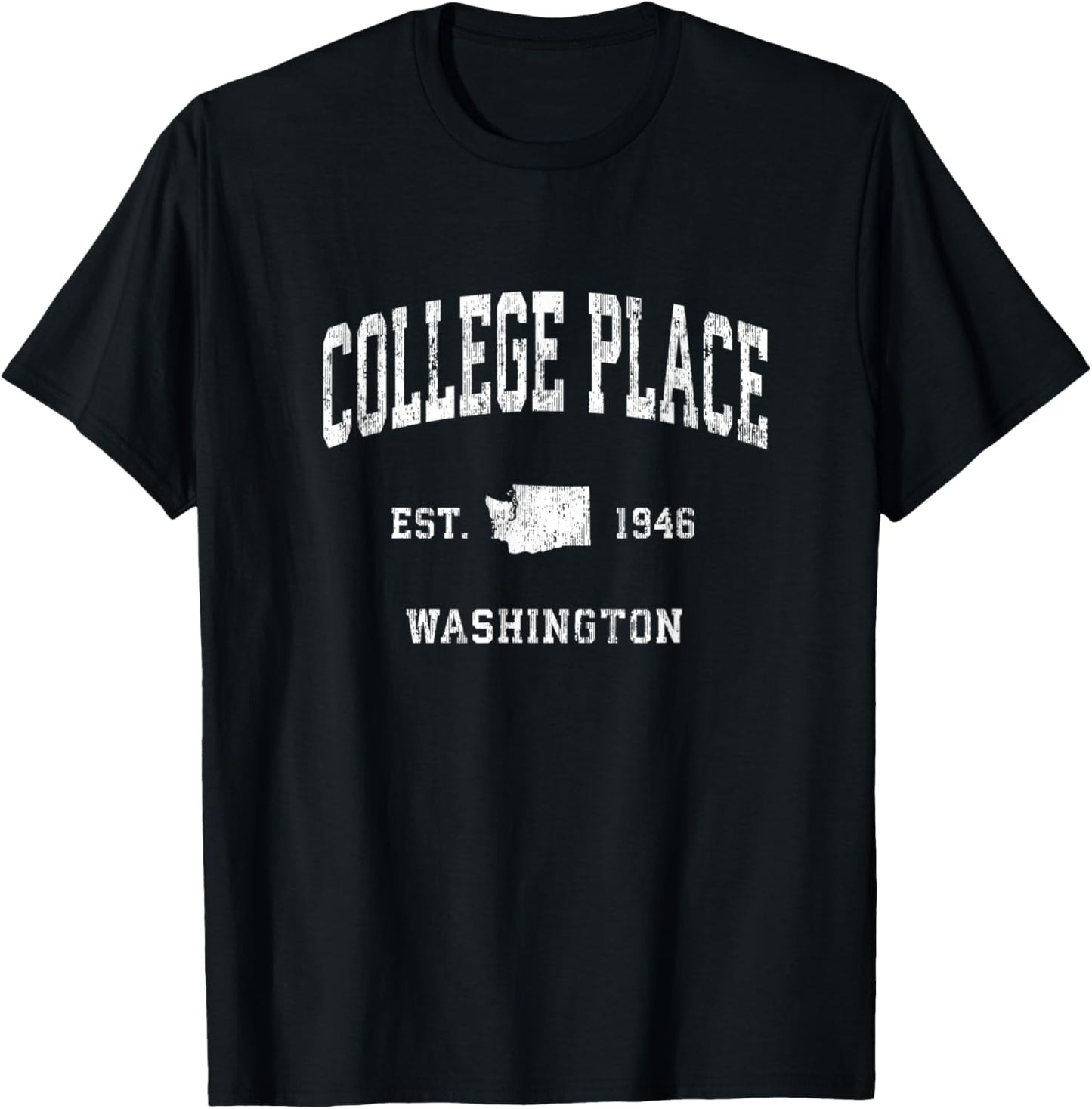 College Place Washington WA Vintage Athletic Sports Design