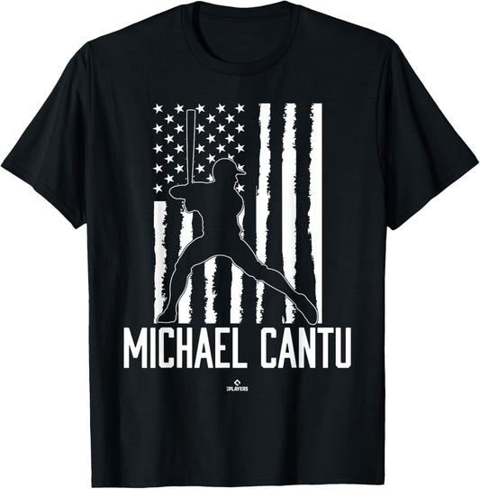 Distressed Flag Swing Michael Cantu Prospect Baseball Fan