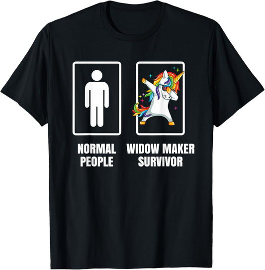 Dabbing Unicorn Widow Maker Heart Attack Survivor Get Well