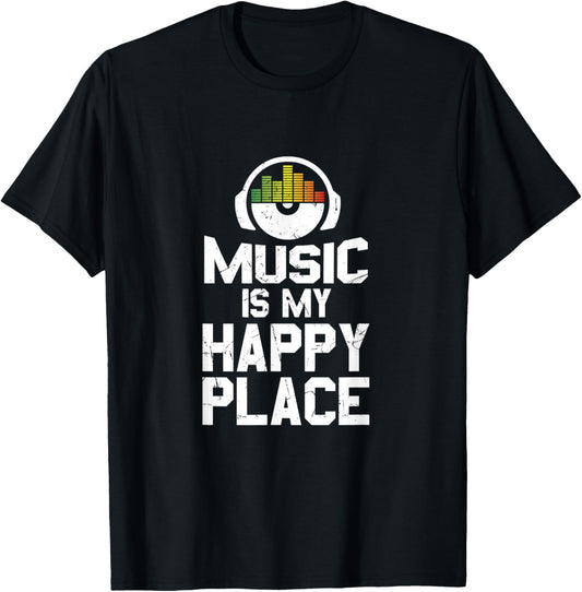 Cool Music Is My Happy Place DJ DVD Enthusiasts gift