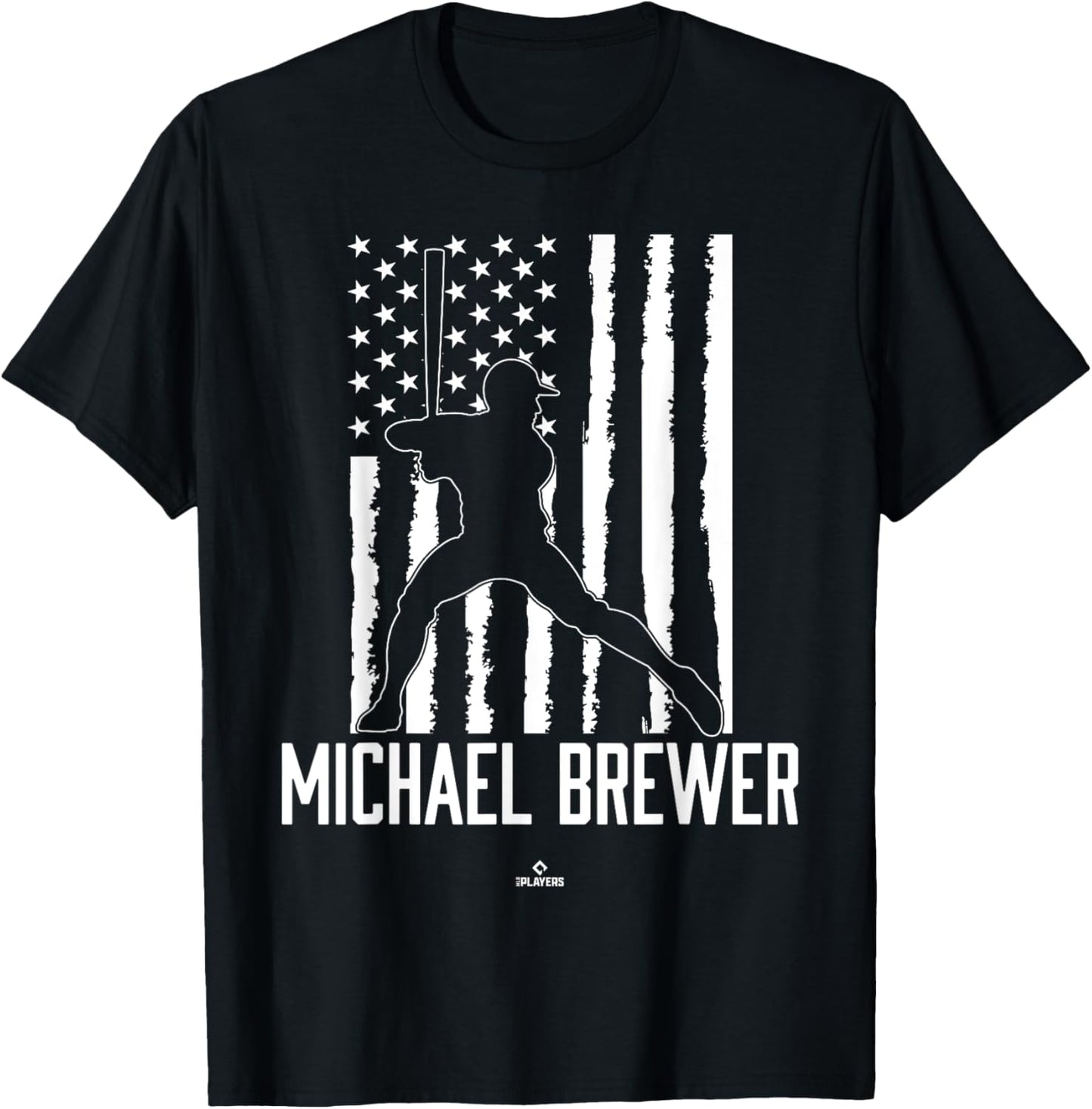 Distressed Flag Swing Michael Brewer Prospect Baseball Fan