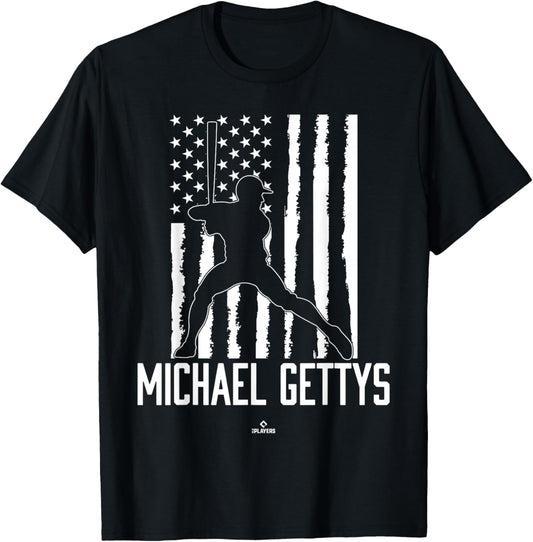 Distressed Flag Swing Michael Gettys Prospect Baseball Fan