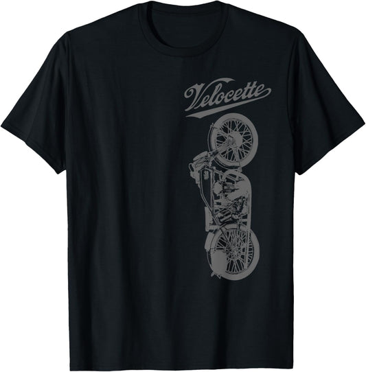 Vincent Velocette Motorcycle T-Shirt Vintage Classic