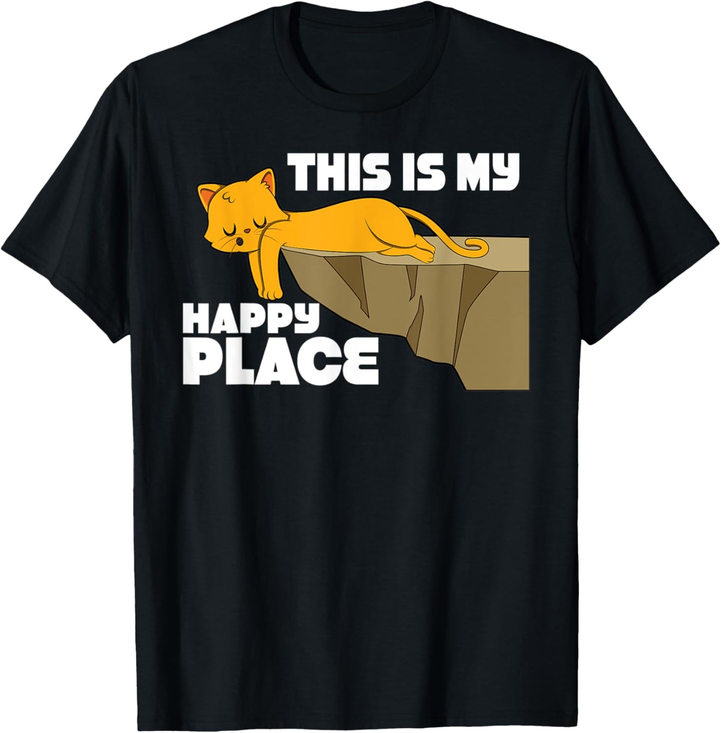This Is My Happy Place Kitten Cat T-Shirt for Men Women Kids