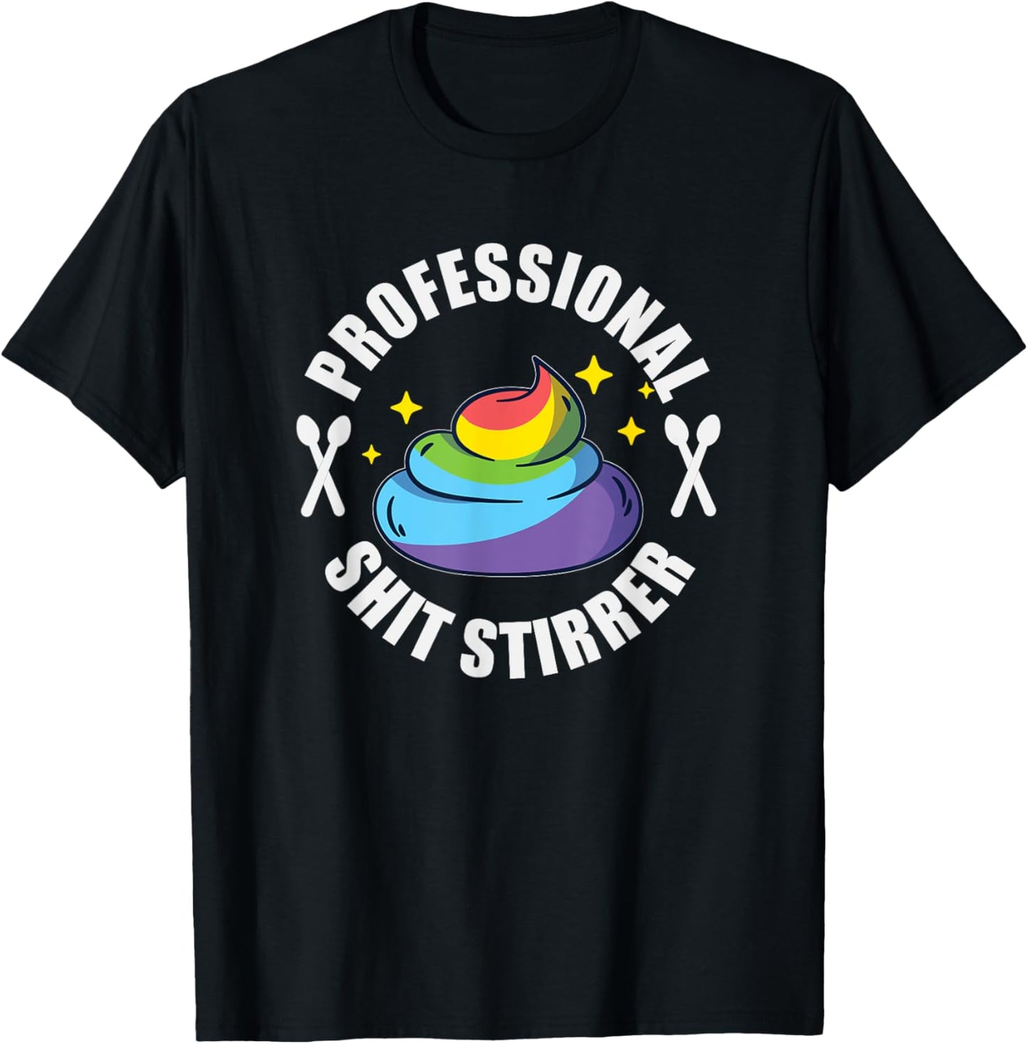 Shit Stirrer Professional - Unicorn Poo Funny Trouble Maker