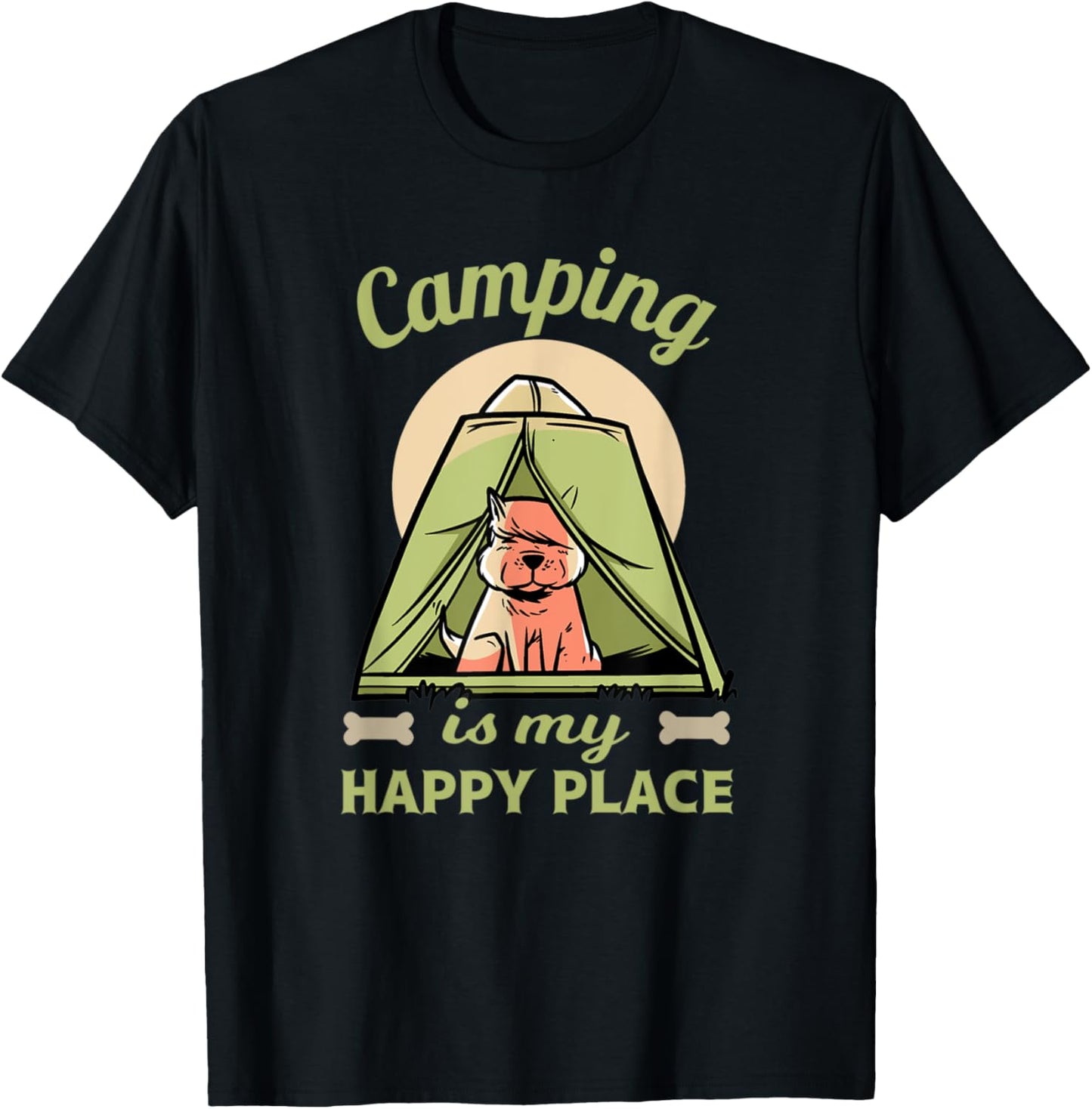 Camping Is My Happy Place Crew Dog Lovers