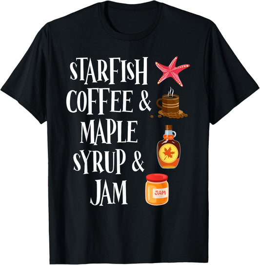Starfish Coffee & Maple Syrup & Jam Caffeine Breakfast
