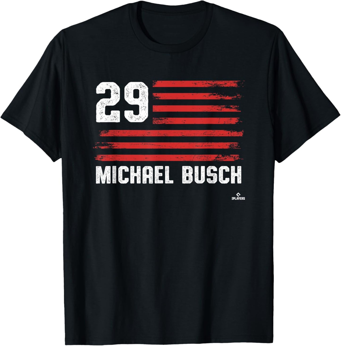 Flag Stripes Michael Busch Chicago Baseball MLBPA